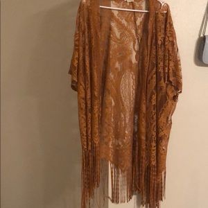 FRINGE KIMONO